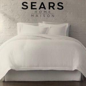 White 3 Piece Duvet Cover Set